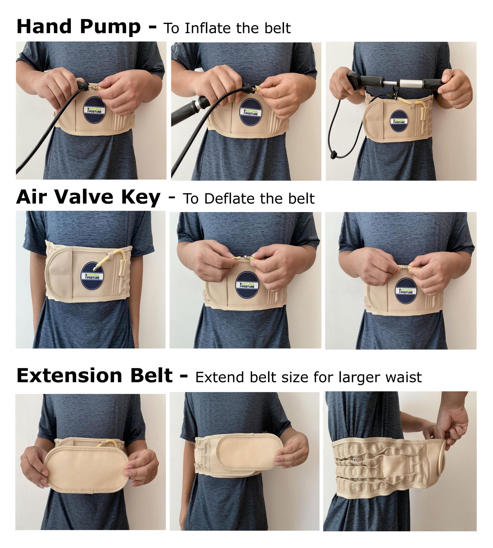 Decompression Lumbar Support Belt - The Natural Posture