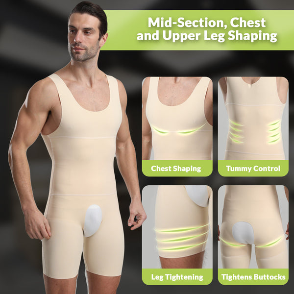 Mens Full Body Compression Shaper | The Natural Posture
