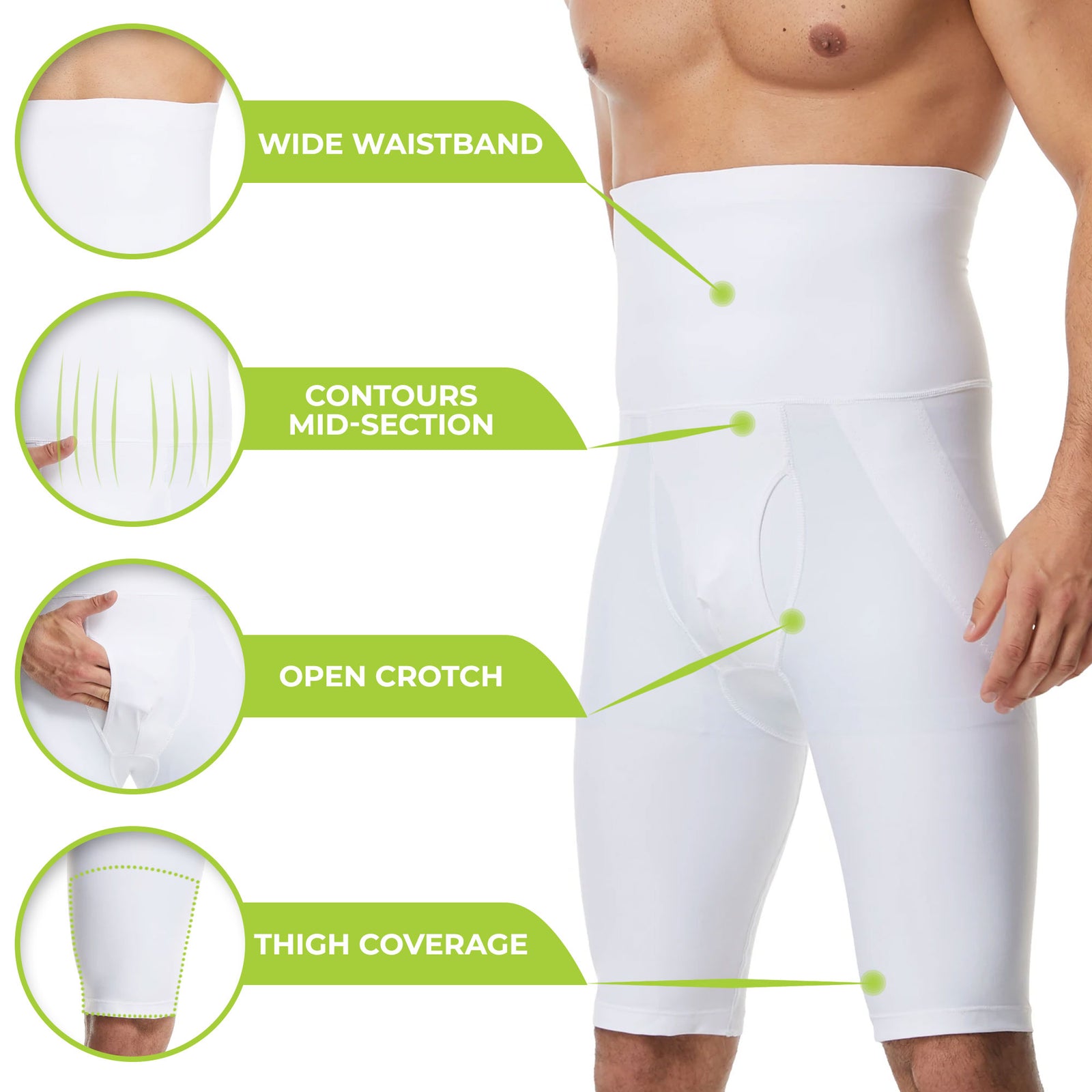 Ultra Compression Girdle Shorts - The Natural Posture