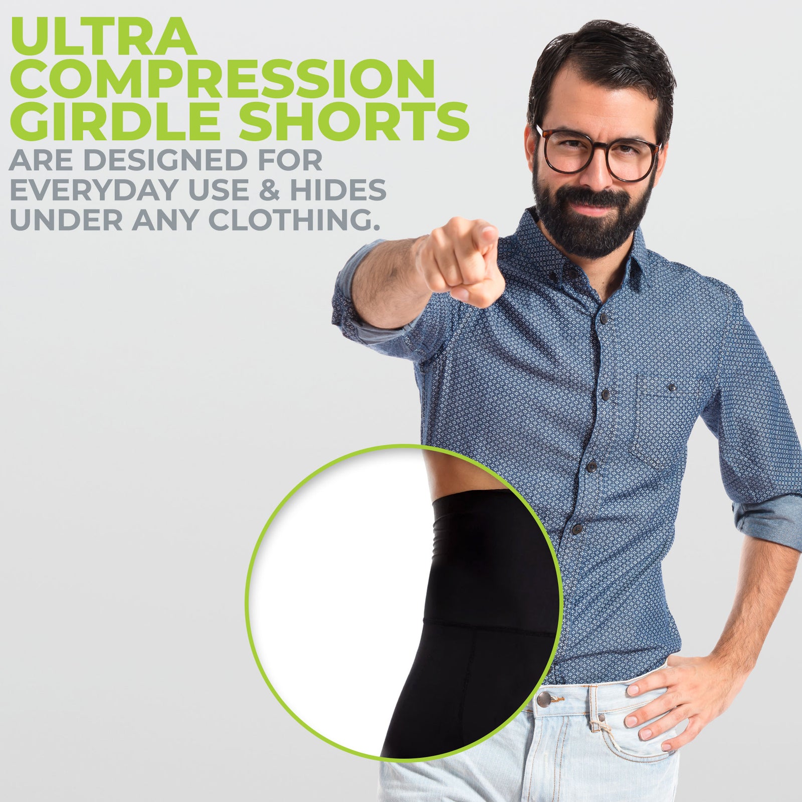 Ultra Compression Girdle Shorts - The Natural Posture