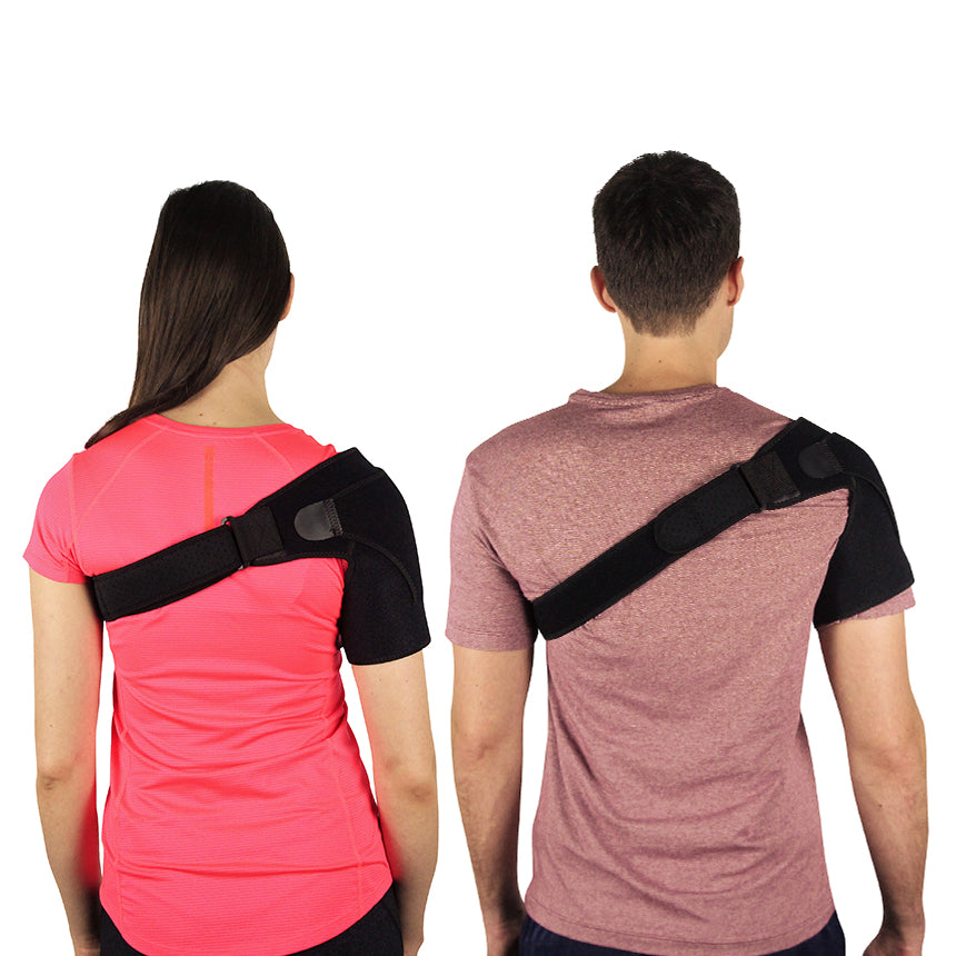 Adjustable Shoulder Support Brace with Ice Pack Holder - The Natural Posture