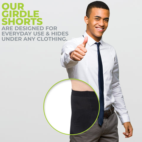  AOBRICON Men Plus Size Tummy Control Shorts Girdle Shorts  Shapewear Belly Girdle High Waist Compression Underwear Body Shaper :  Clothing, Shoes & Jewelry