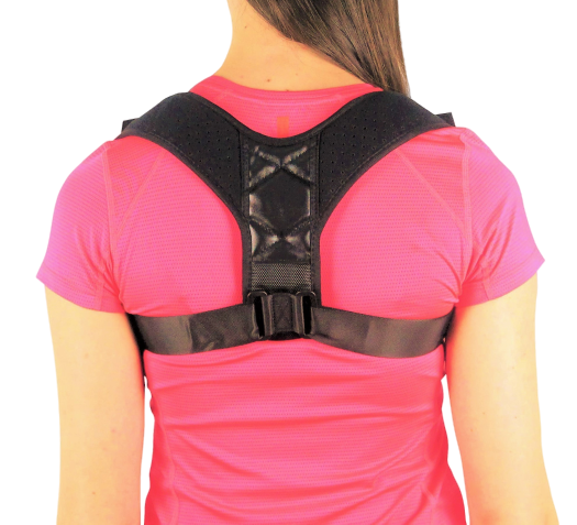 FILFEEL Posture Corrector, Invisible Spine Support Belt Orthosis Corset  Orthopedic Waist Shoulder Brace Back Support Belt for Ladies Students(S)