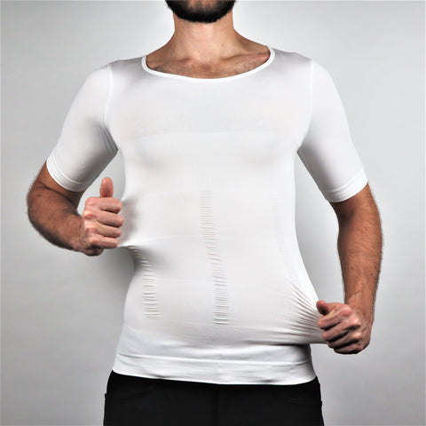 Men's Slimming Compression T-Shirt with Body Shaping Technology – GYMMAJOR®