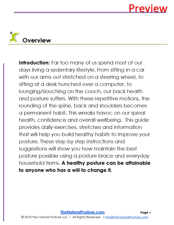 The Natural Posture™ Improvement Guide - The Natural Posture