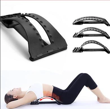 Back Stretcher, 3 Level Adjustable Back Neck Massager Upper