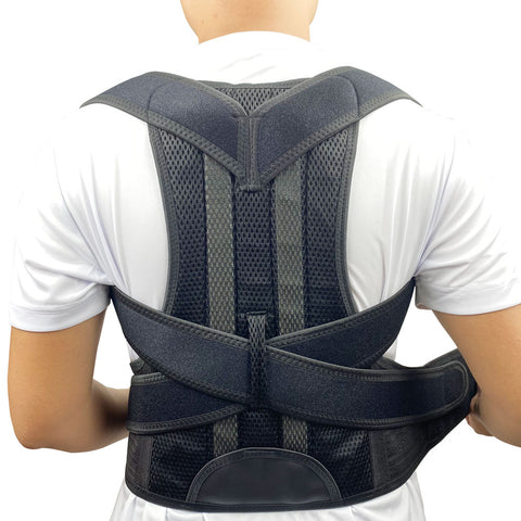 Buy WM&LJP Full-Body Back Brace Support-Hard Turtle Shell Jacket for  Thoracic Kyphosis,Fractured Spine,Scoliosis,Postural  Correction,Post-Surgery Recovery,Hunchback with Built-in Inflatable Airbag  Online at desertcartKUWAIT