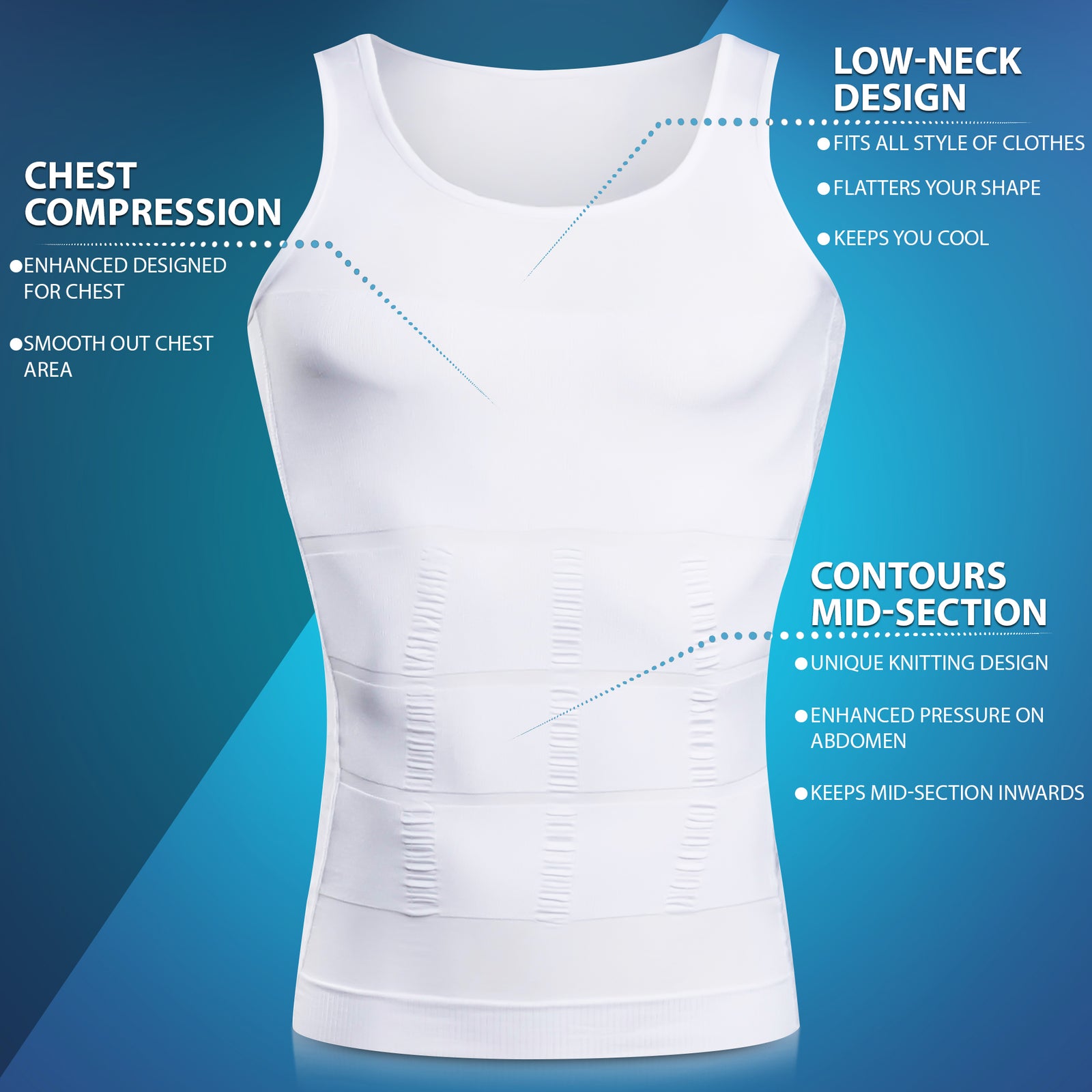Slimming Body Shaper Under Shirt - The Natural Posture
