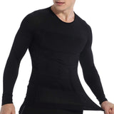 Slimming Body Shaper Long Sleeve T-shirt - The Natural Posture