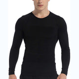 Slimming Body Shaper Long Sleeve T-shirt - The Natural Posture