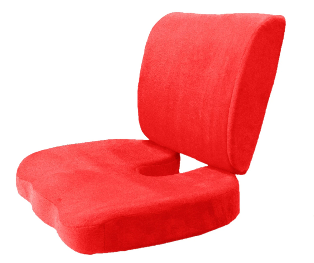 Seat Cushion Pillow for Office Chair - Memory Foam Firm Coccyx