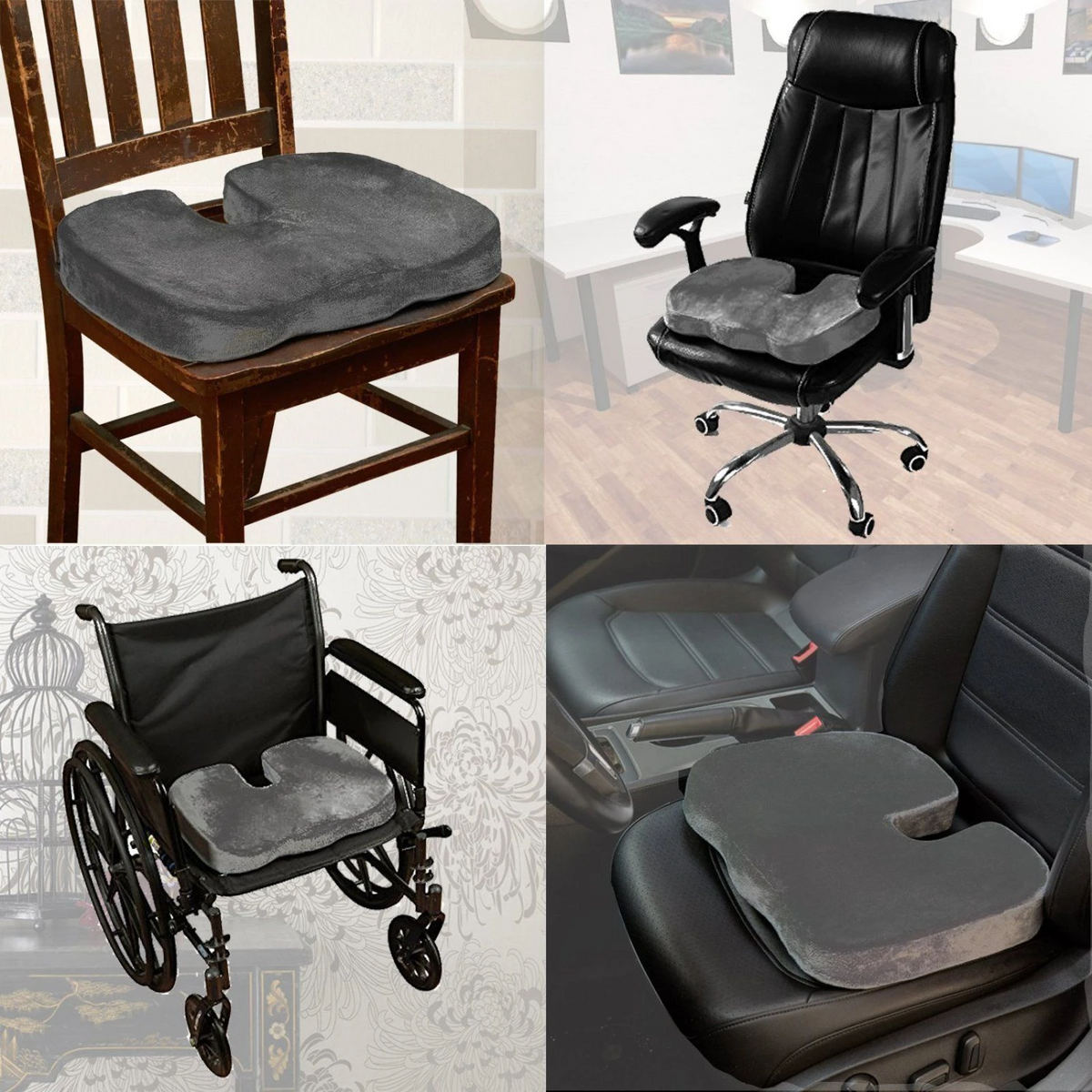 Office Chair Seat Cushion Memory Foam Seat Cushion Ergonomic Chair