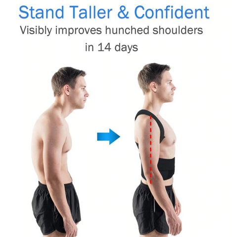 Generic Posture Corrector For Men Women Back Brace Adjustable-XL