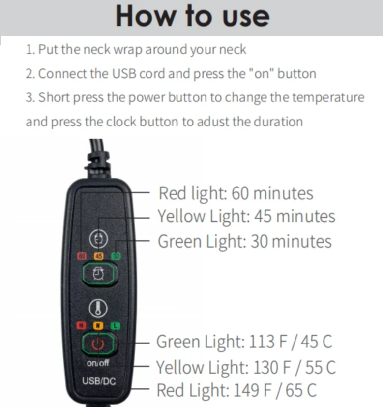 Heating Therapy Neck Warmer - The Natural Posture