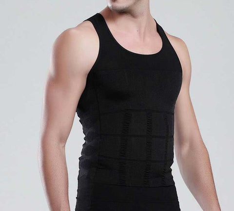 Men Compression T-Shirt Slimming Body Shaper Corrective Posture