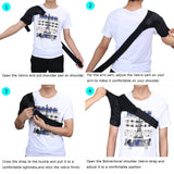 Adjustable Shoulder Support Brace with Ice Pack Holder - The Natural Posture