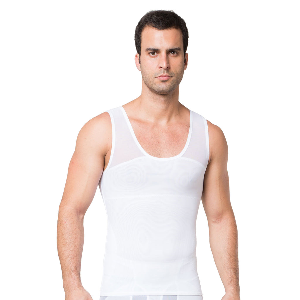 NonEcho Men's Body Shaper Slimming Shirt Compression Baselayer Long Sleeve  T-Shirts Tank Top Shapewear White : : Clothing & Accessories